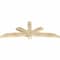 Ekena Millwork Alberta Rough Sawn Timber Gable Bracket, Douglas Fir, 96"W x 36"H x 4"D x 6"F, 9/12 Pitch GBW096X36X0406ALB00RDF - alternate 3